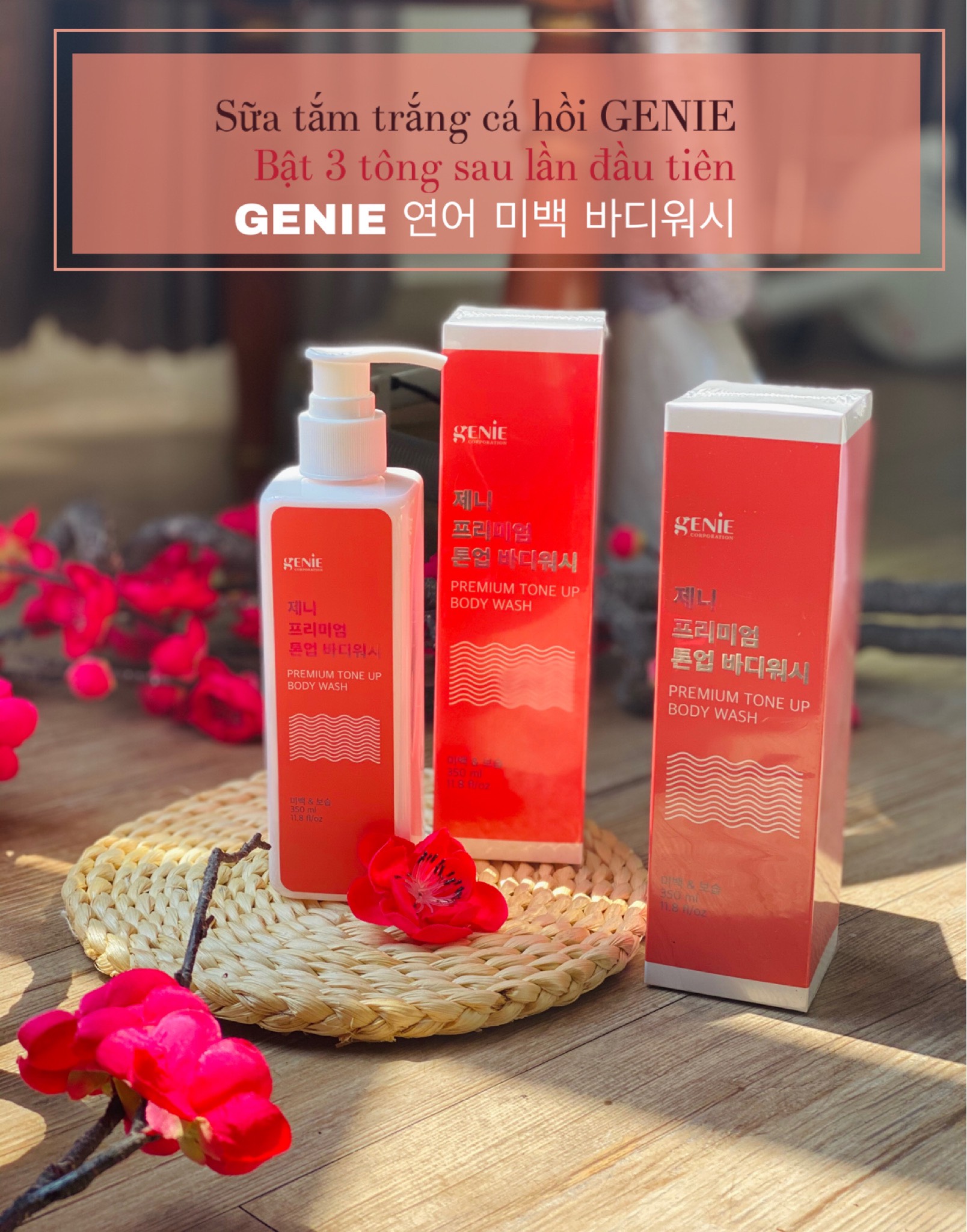 Sữa tắm trắng da Genie